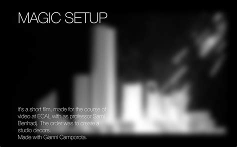 - MAGIC SETUP – :: Behance