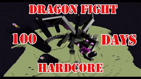 Destroying The Ender Dragon In Hardcore Minecraft Day Minecraft