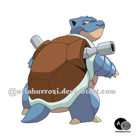 Pokemon Blastoise By Aflakhurrozi On Deviantart