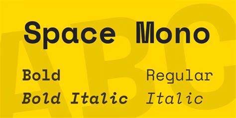 Space Mono Font - UpFonts