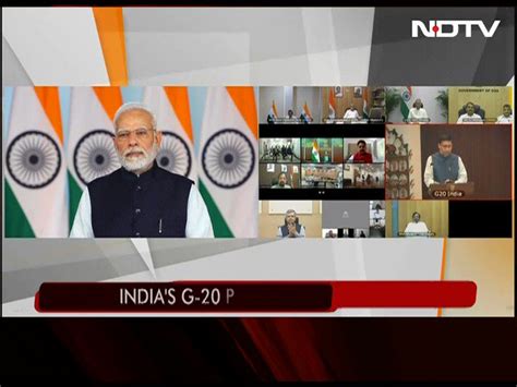 Watch PM Modi Unveils Logo Theme And Website Of India S G20