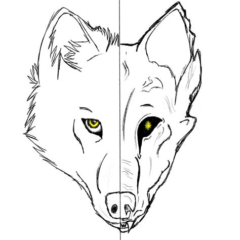 Wolf|Demon Sketch by LumiTheWolf on DeviantArt