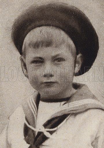 Prince John, youngest child of King George V and Queen Mary stock image ...