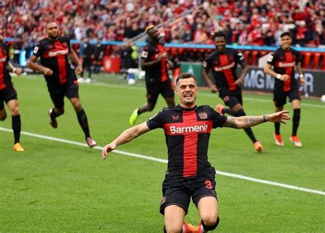 Le Bayer Leverkusen champion dAllemagne pour la première fois de son