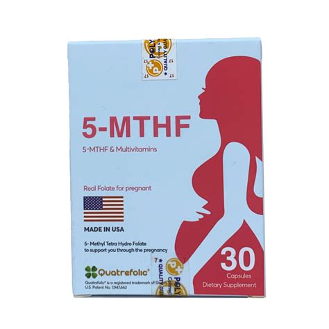 5 MTHF Multivitamin Bổ sung acid folic vitamin và khoáng chất cho bà