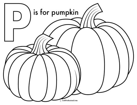 P Coloring Pages
