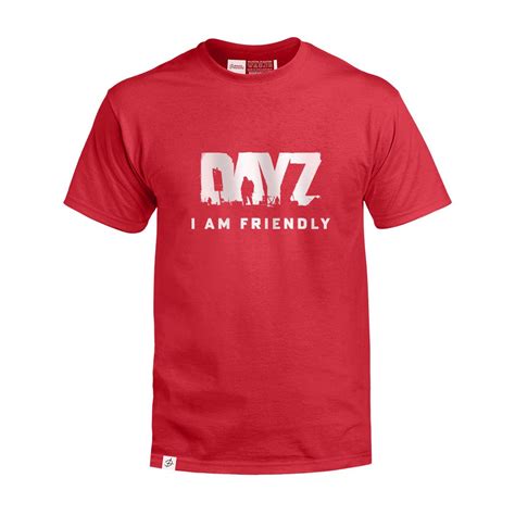 Dayz I Am Friendly T Shirt Red Bohemia Interactive