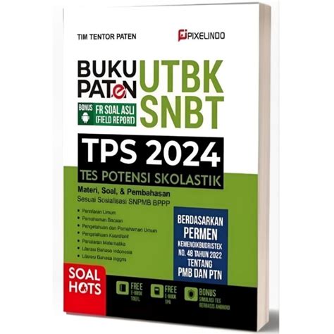 Jual Buku Paten Utbk Snbt Tps Shopee Indonesia