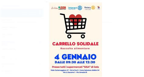 Raccolta Alimentare Con Carrello Solidale Rotary E Interact Insieme