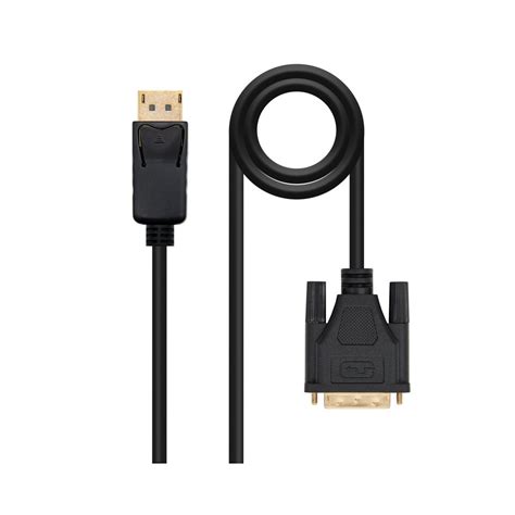 Nanocable Cable Conversor Displayport A Dvi Dpm Dvim Negro M