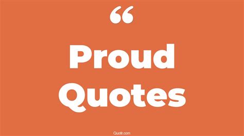 The Proud Quotes Page Quotlr