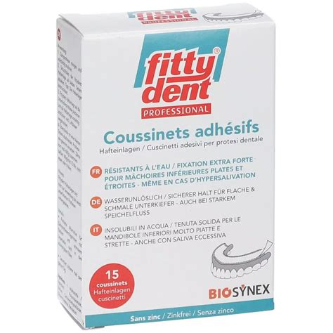 Coussinets Adh Sifs Pour Proth Se Fittydent Professional Biosynex X