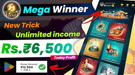 Mega Winner Payment Proof Mega Winner App Unlimited Trick Mega