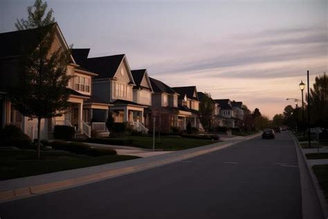 Suburban Street Stock Photos, Images and Backgrounds for Free Download