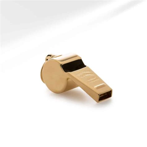 Acme Thunderer Whistle Gold Teachit Co