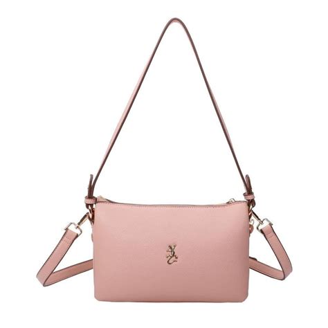 Bolsa Ombro M Dia Fellipe Krein Ss Corrente Coral Rosa