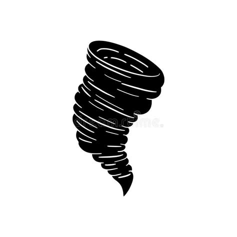 Tornado Icon Vector Whirlwind Illustration Sign Twister Symbol