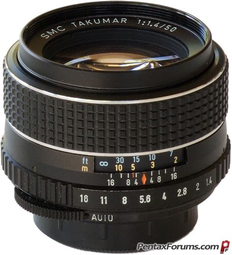 SMC S M C Super Takumar 50mm F1 4 Lens Photo Pentax Lens Reviews