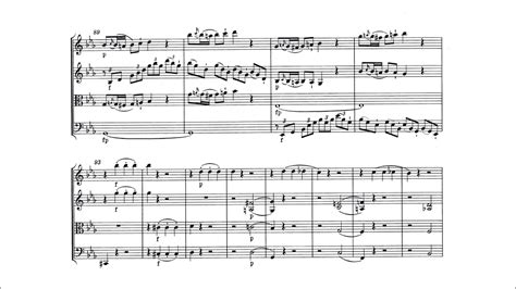 Wolfgang Amadeus Mozart String Quartet No K With Score