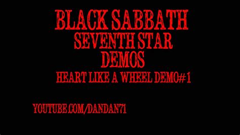 Black Sabbath Heart Like A Wheel Demo 1 Youtube