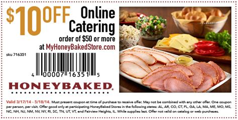 Honey Baked Ham Printable Coupons