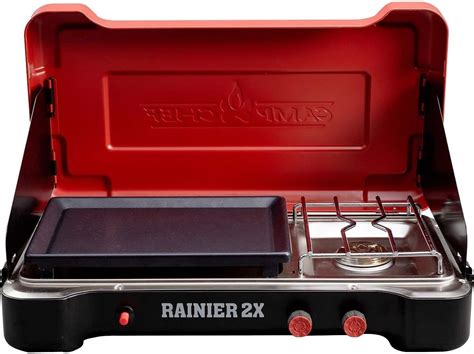 Amazon Camp Chef Rainier 2X Combo Cooking System Two Burner Camp