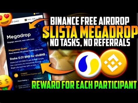 FREE LISTA Binance Megadrop Step By Step Guide How To Get LISTA