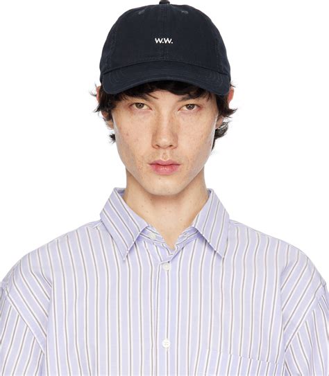 Navy Low Profile Cap By Wood Wood On Sale