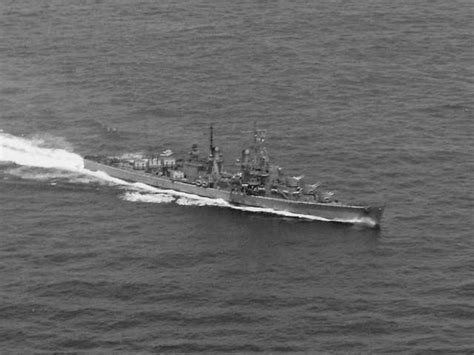 Uss Juneau Cl Underway During The Battle Of The Santa Cruz Islands