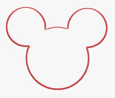 Mickey Mouse Head Outline Png - Frame Mickey Mouse Png, Transparent Png , Transparent Png Image ...