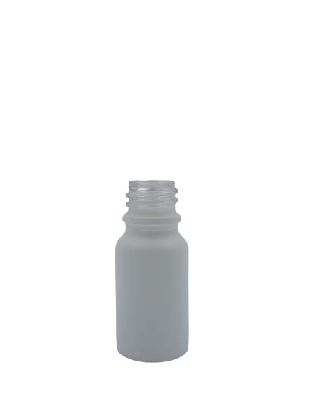 10ml Matte White Glass Bottle Sample Rapid Labs