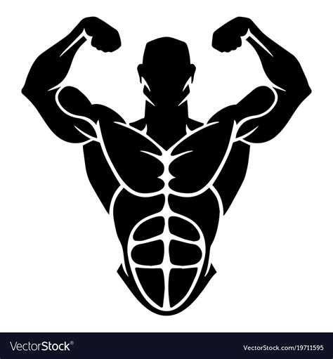 Bodybuilding design Royalty Free Vector Image - VectorStock