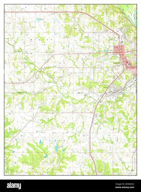 Map of hannibal missouri Cut Out Stock Images & Pictures - Alamy