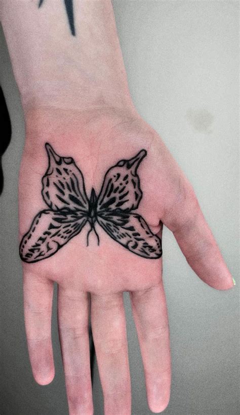 Cute Butterfly Tattoos Butterfly On Palm I Take You Wedding