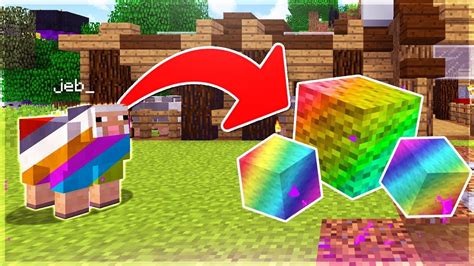 COME FARE LA PECORA ARCOBALENO SU MINECRAFT YouTube