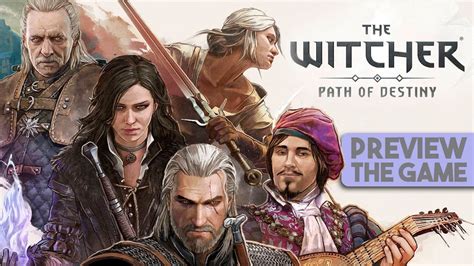 The Witcher Path Of Destiny Board Game Preview Youtube