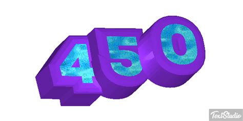 450 Number Animated  Logo Designs