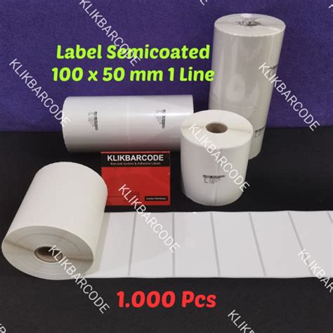 Jual Barcode Label X Line Gap Semicoated Core Isi