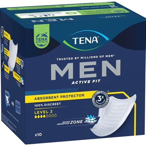 Tena Men Level 2 10 Pack Woolworths