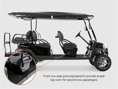 New 2024 Club Car Onward Lifted 6 Passenger HP Electric Golf Carts In