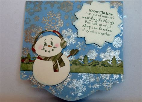 Jamiek711 Designs: Snowman Christmas Card