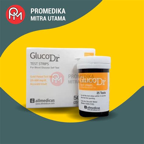 Jual Strip Cek Gula Darah Gluco Dr Isi Shopee Indonesia