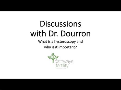 Discussions With Dr Dourron What Is A Hysteroscopy And Why Is It