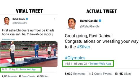 Fact Check Rahul Gandhi Tweet On Neeraj Chopra Rahul Gandhi Asked Why