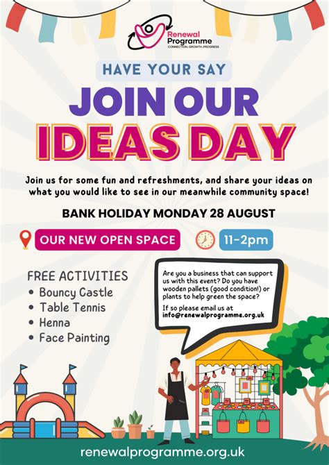 Join Our Ideas Day The Renewal Programme