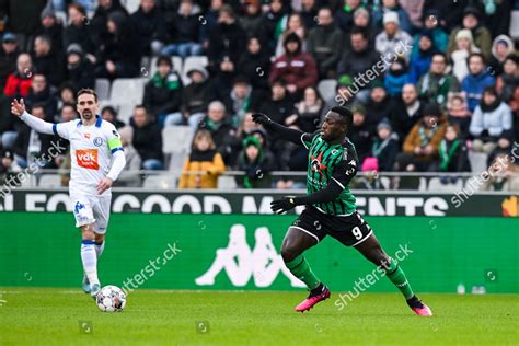 Cercles Kevin Denkey Pictured Action During Editorial Stock Photo