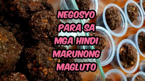 NEGOSYO PARA SA HINDI MARUNONG MAGLUTO65 566pesos KITA DITO LABAS NA