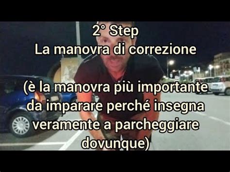 Parcheggio a L parte 2 Manovra di correzione la più importante da