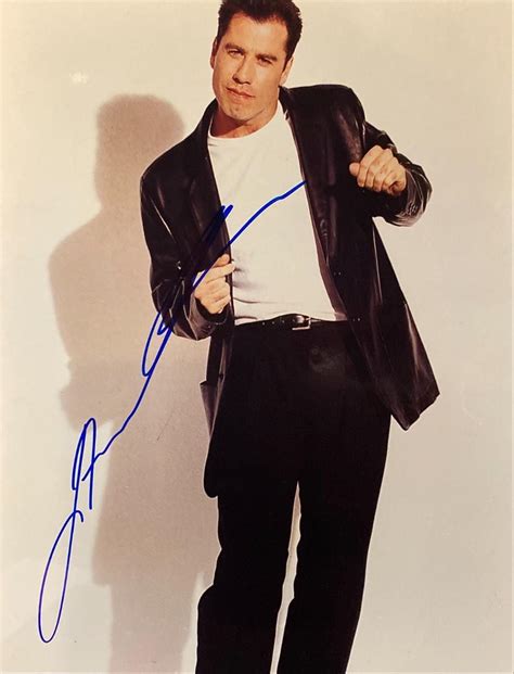 John Travolta Signed Photo