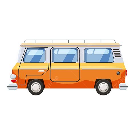 Cartoon Bus Clipart Transparent PNG Hd Mini Bus Icon Cartoon Style